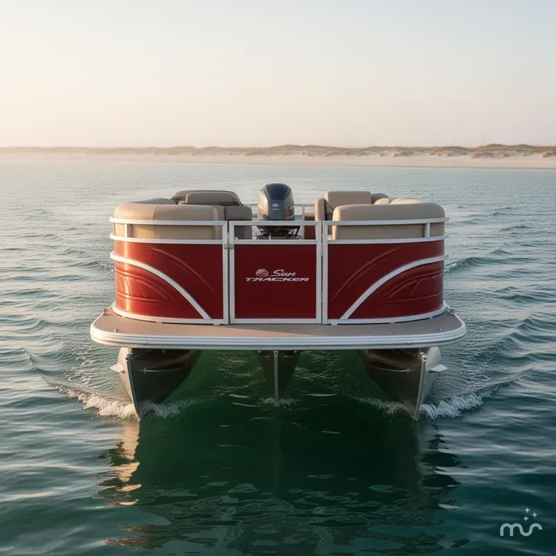 Slide: The Image of Sun Tracker Party Barge 20 DLX 2025 - 1