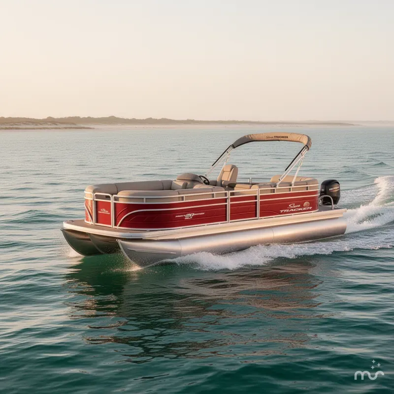 Slide: The Image of Sun Tracker Party Barge 20 DLX 2025 - 4