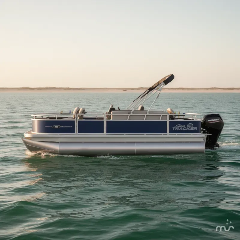 Slide: The Image of Sun Tracker Bass Buggy 18 DLX 2026 - 2