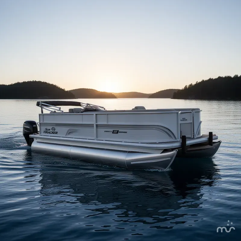 The Image of Sun Tracker Party Barge 18 DLX 2026 - 0