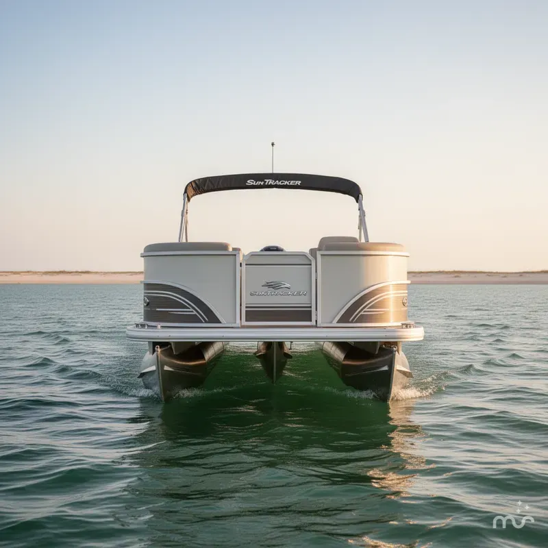 Slide: The Image of Sun Tracker Party Barge 20 DLX 2026 - 1