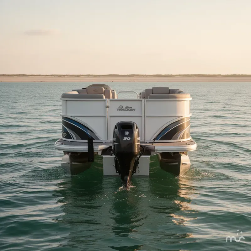 Slide: The Image of Sun Tracker Party Barge 20 DLX 2026 - 3
