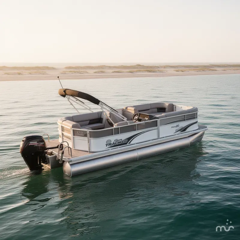 The Image of Sun Tracker Party Barge 20 DLX 2026 - 0