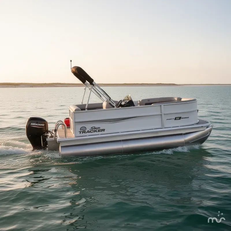 The Image of Sun Tracker Party Barge 16 DLX 2026 - 0