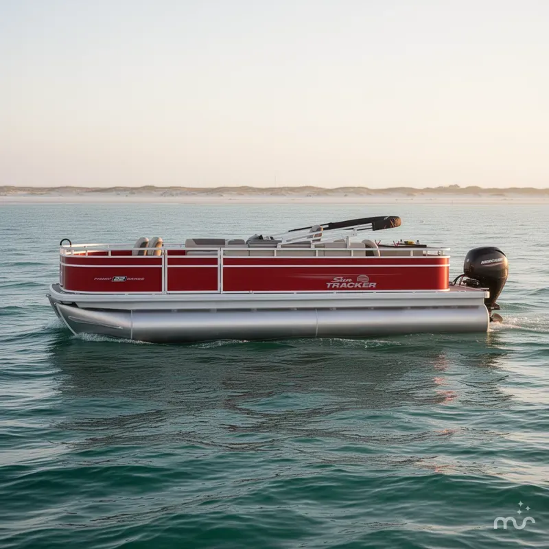 Slide: The Image of Sun Tracker Fishin' Barge 22 DLX 2026 - 2