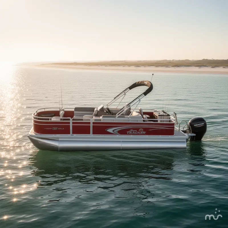 Slide: The Image of Sun Tracker Fishin' Barge 22 DLX 2026 - 4