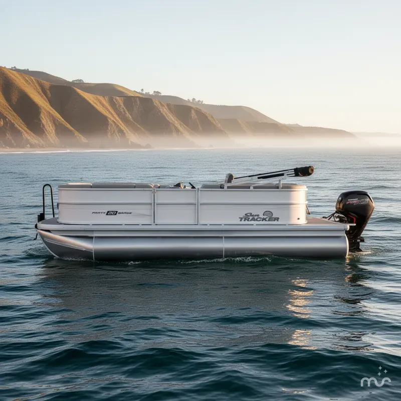 Slide: The Image of Sun Tracker Party Barge 20 DLX 2026 - 2