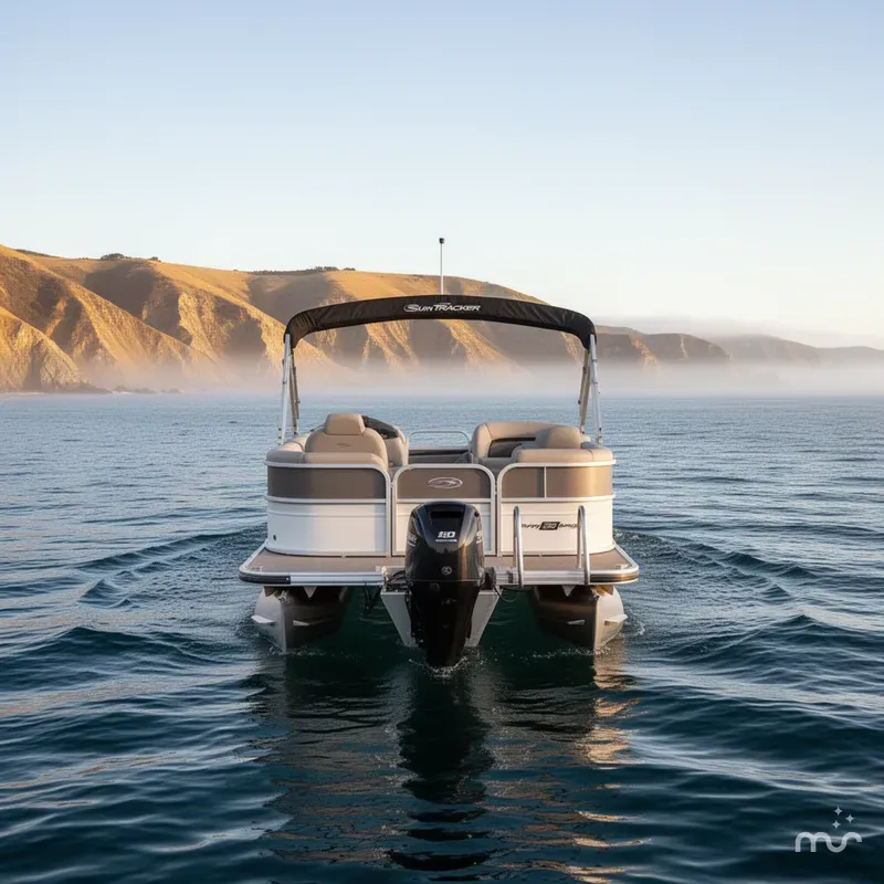 Slide: The Image of Sun Tracker Party Barge 20 DLX 2026 - 3