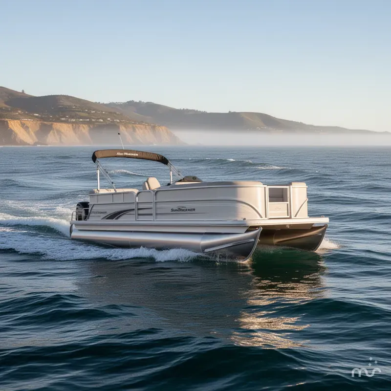 Slide: The Image of Sun Tracker Party Barge 20 DLX 2026 - 4