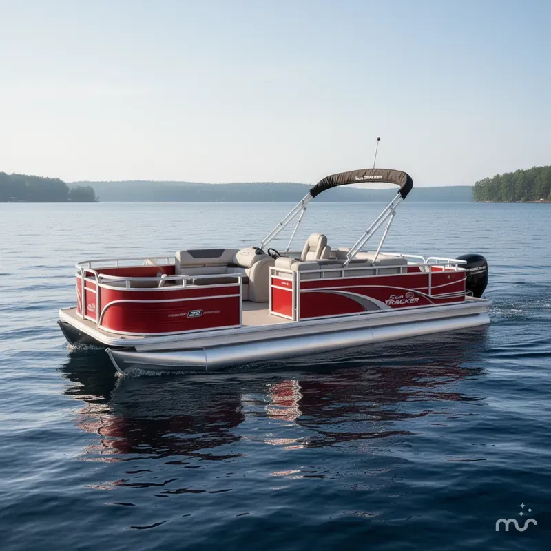 The Image of Sun Tracker Fishin' Barge 22 DLX 2026 - 0