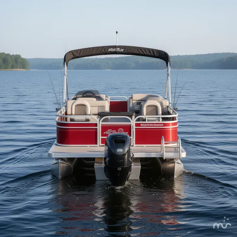 Slide: The Image of Sun Tracker Fishin' Barge 22 DLX 2026 - 3