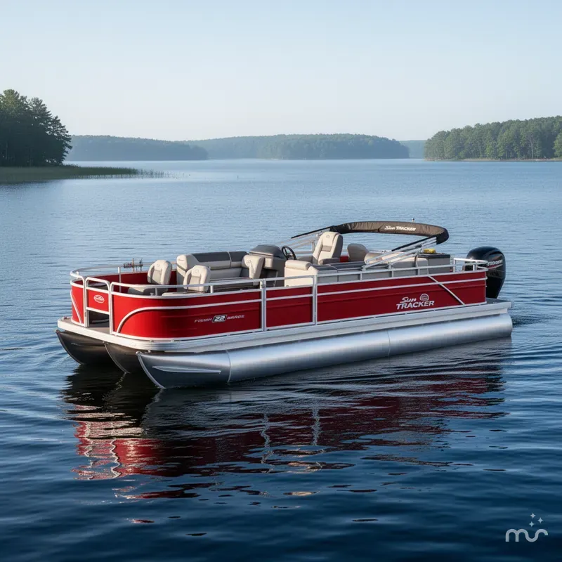 Slide: The Image of Sun Tracker Fishin' Barge 22 DLX 2026 - 4