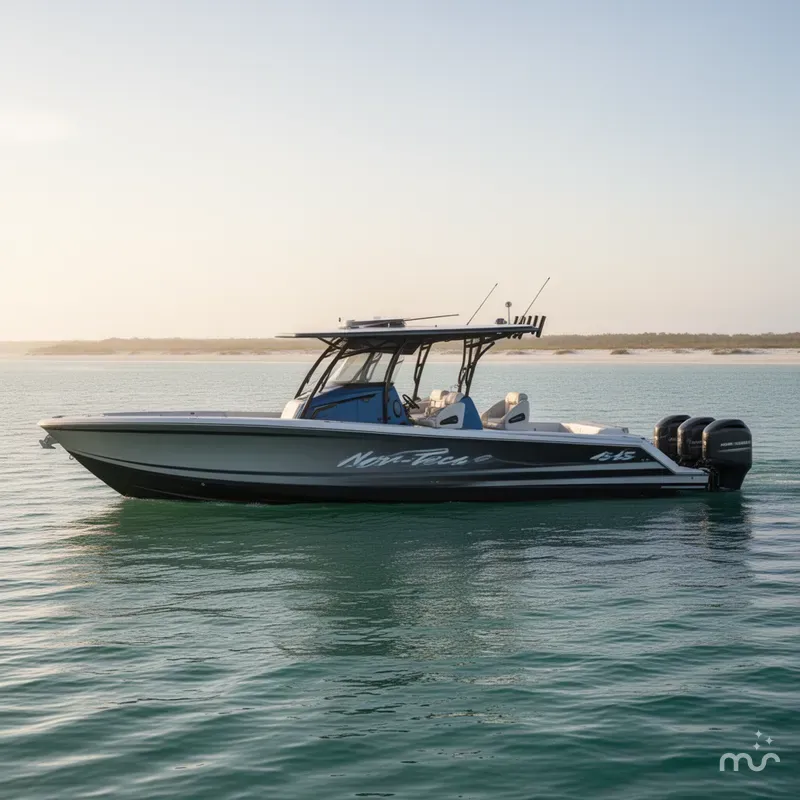 Slide: The Image of Nor-Tech 390 Sport Center Console 2022 - 2