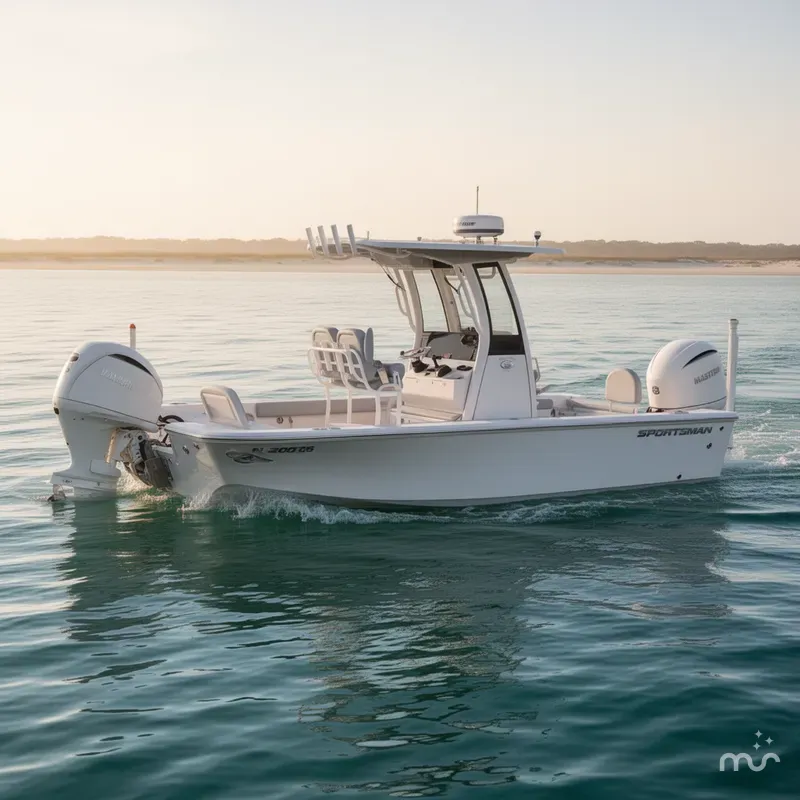 The Image of Sportsman Masters 227 Bay Boat 2026 - 0