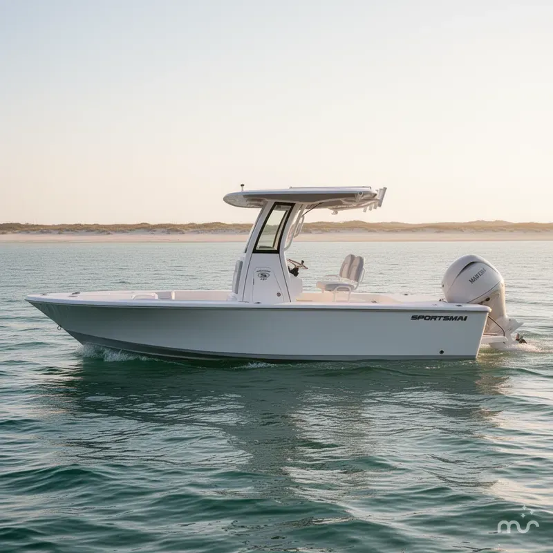 Slide: The Image of Sportsman Masters 227 Bay Boat 2026 - 2