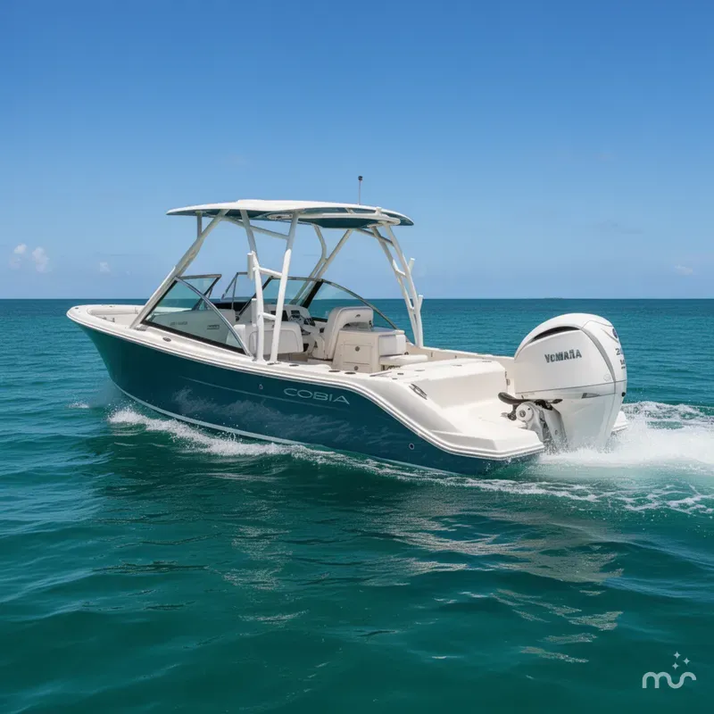 Slide: The Image of Cobia 240 Dual Console 2025 - 2