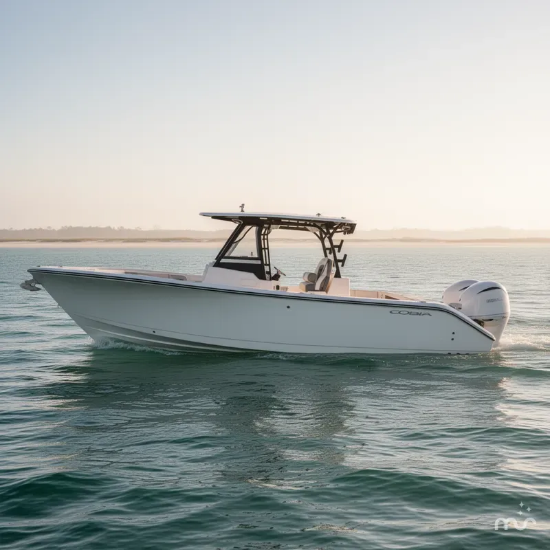 Slide: The Image of Cobia 305 Center Console 2026 - 2