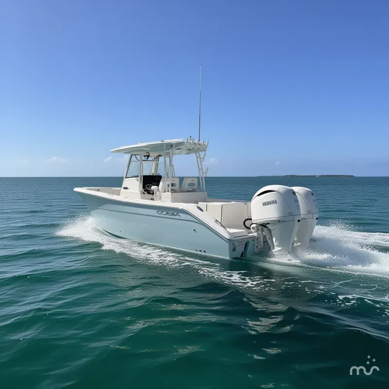 Slide: The Image of Cobia 320 Center Console 2026 - 4