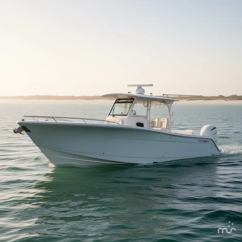 Slide: The Image of Cobia 350 Center Console 2026 - 2