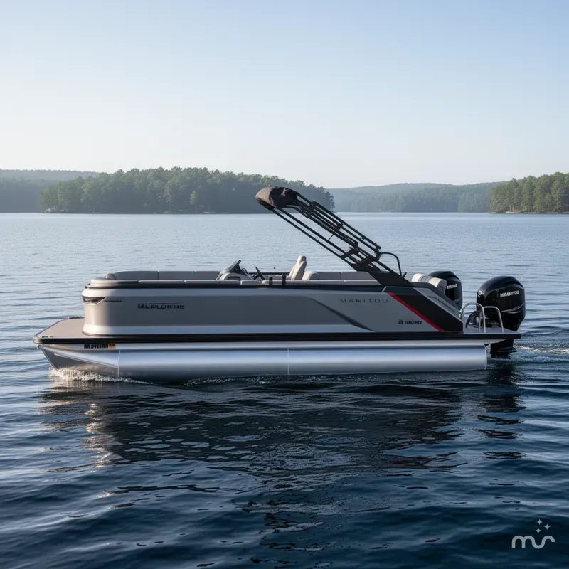 The Image of Manitou Explore 22 Tritoon & 150HP Rotax 2023 - 0