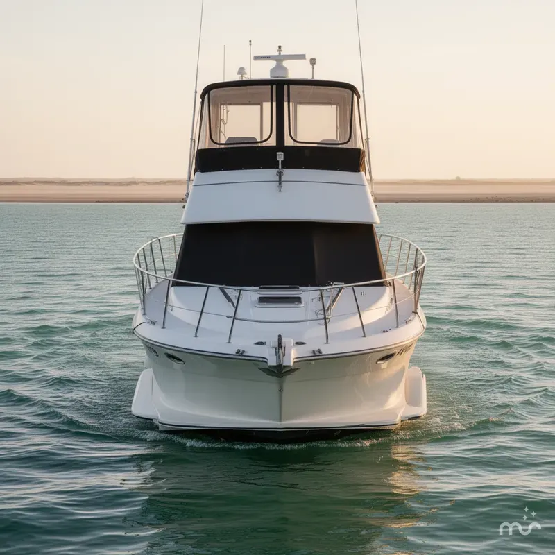 Slide: The Image of Carver Yachts 325 Aft Cabin Motor Yacht 1995 - 3