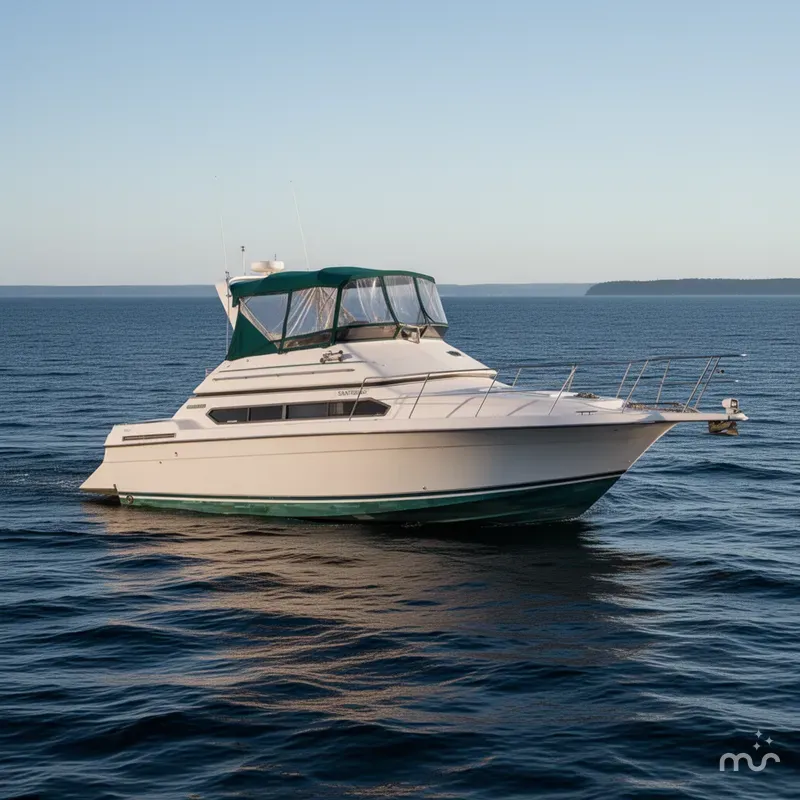 Slide: The Image of Carver Yachts 380 Santego 1994 - 2