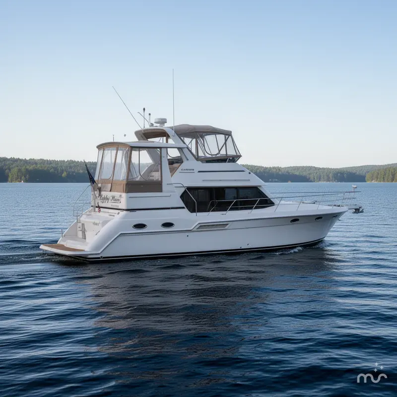 Slide: The Image of Carver Yachts 356 Aft Cabin Motor Yacht 2003 - 2