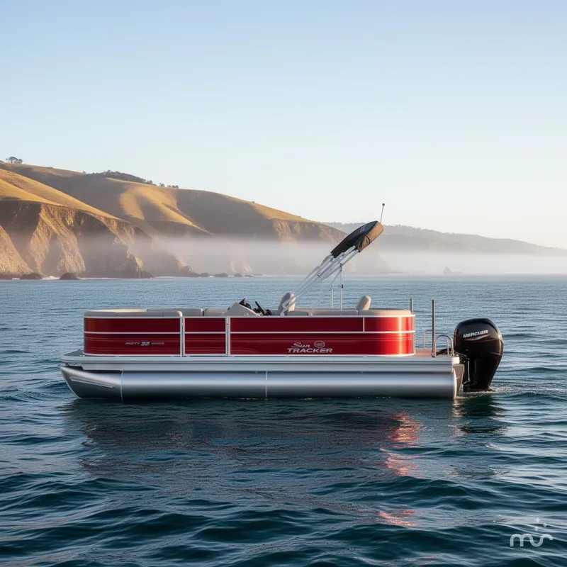 Slide: The Image of Sun Tracker Party Barge 22 DLX 2026 - 2