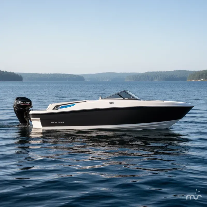 Slide: The Image of Bayliner VR4 Bowrider OB 2026 - 2