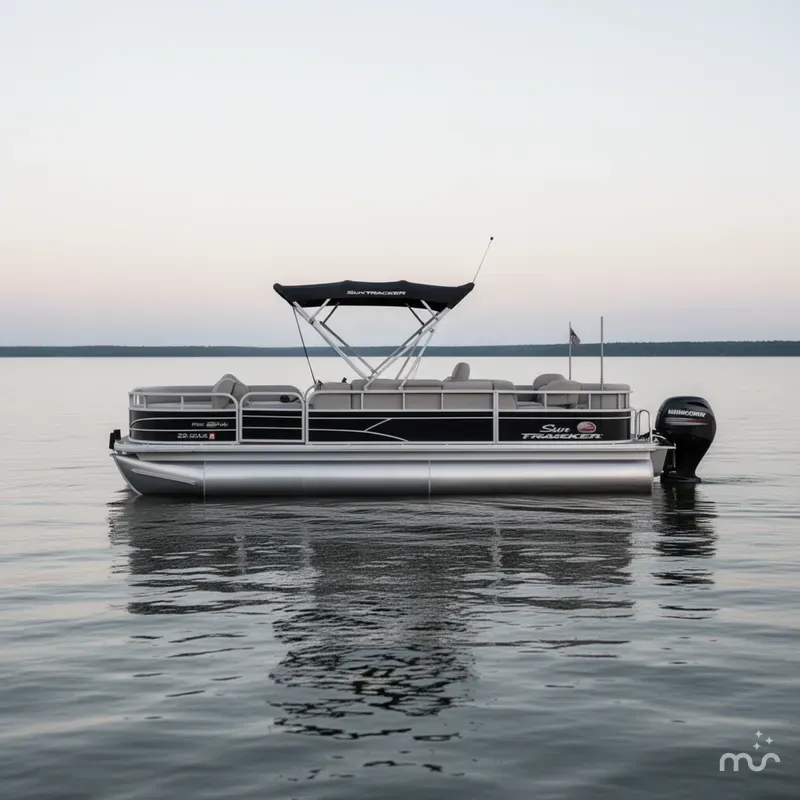 Slide: The Image of Sun Tracker Fishin' Barge 22 DLX 2019 - 2