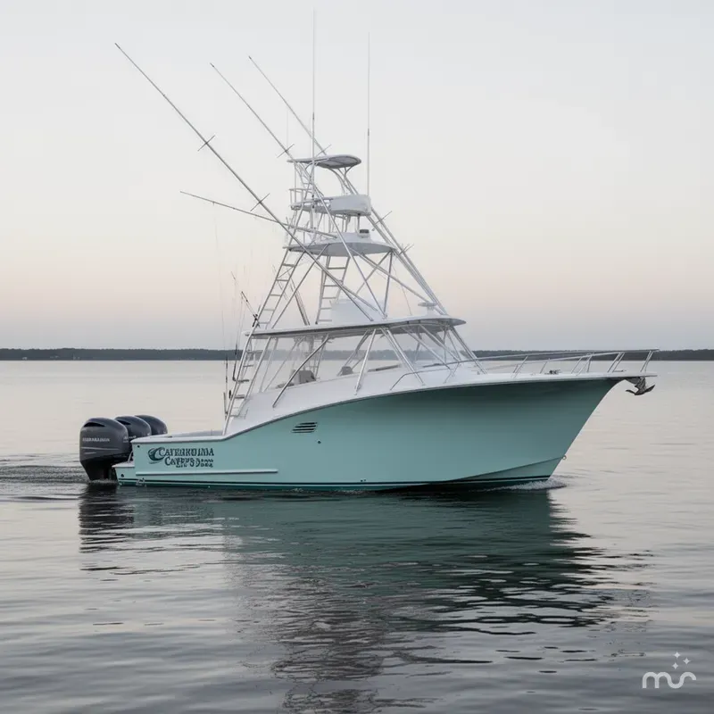 The Image of Custom Carolina Capps Boatworks 40 Sportfisherman 2002 - 0