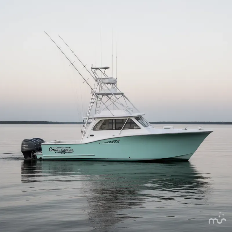 Slide: The Image of Custom Carolina Capps Boatworks 40 Sportfisherman 2002 - 2