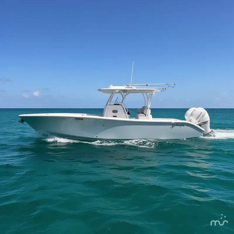 Slide: The Image of Yellowfin 32 Offshore 2022 - 2