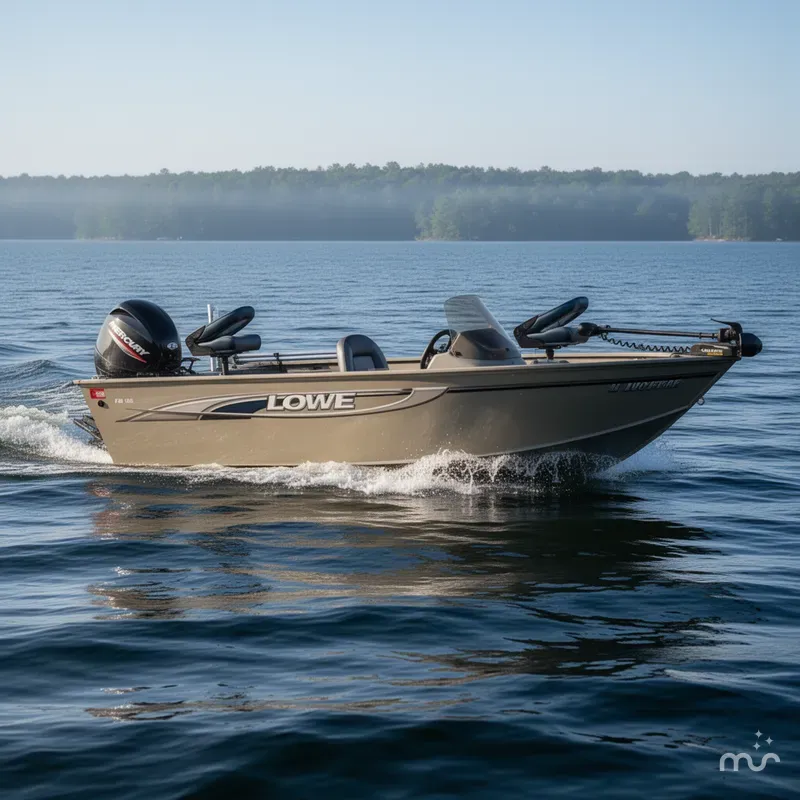 Slide: The Image of Lowe Fishing Machine 165 2010 - 4