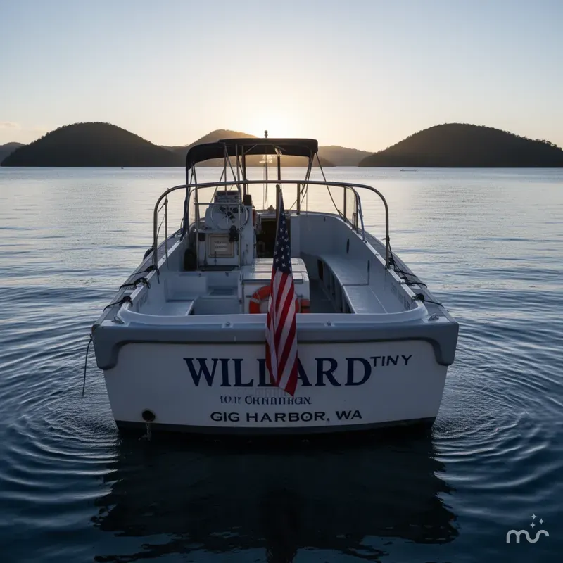 Slide: The Image of Willard Guided Sightseeing Tour and Charter Business with Two Passenger Boats 1994 - 3