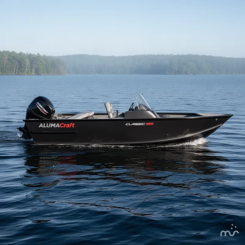 Slide: The Image of Alumacraft Classic 165 Side Console 2026 - 2
