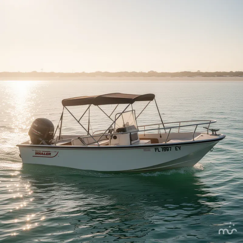 Slide: The Image of Boston Whaler 17 Super Sport 1985 - 4