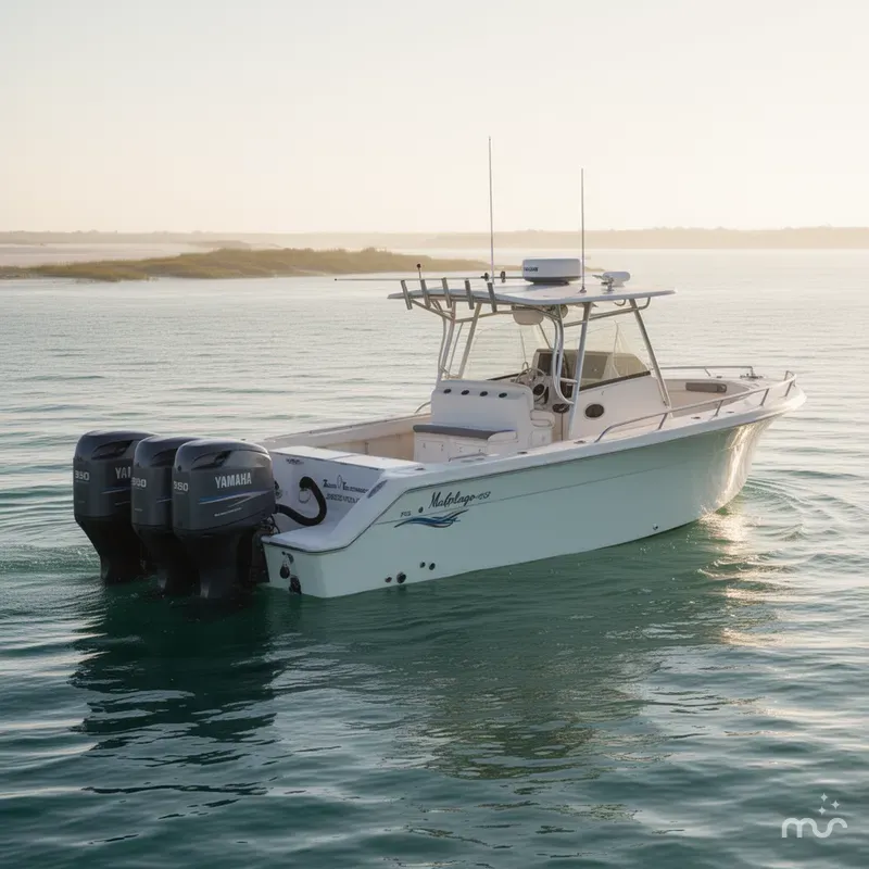 The Image of Marlago Fs 35 Center Console Cuddy 2004 - 0