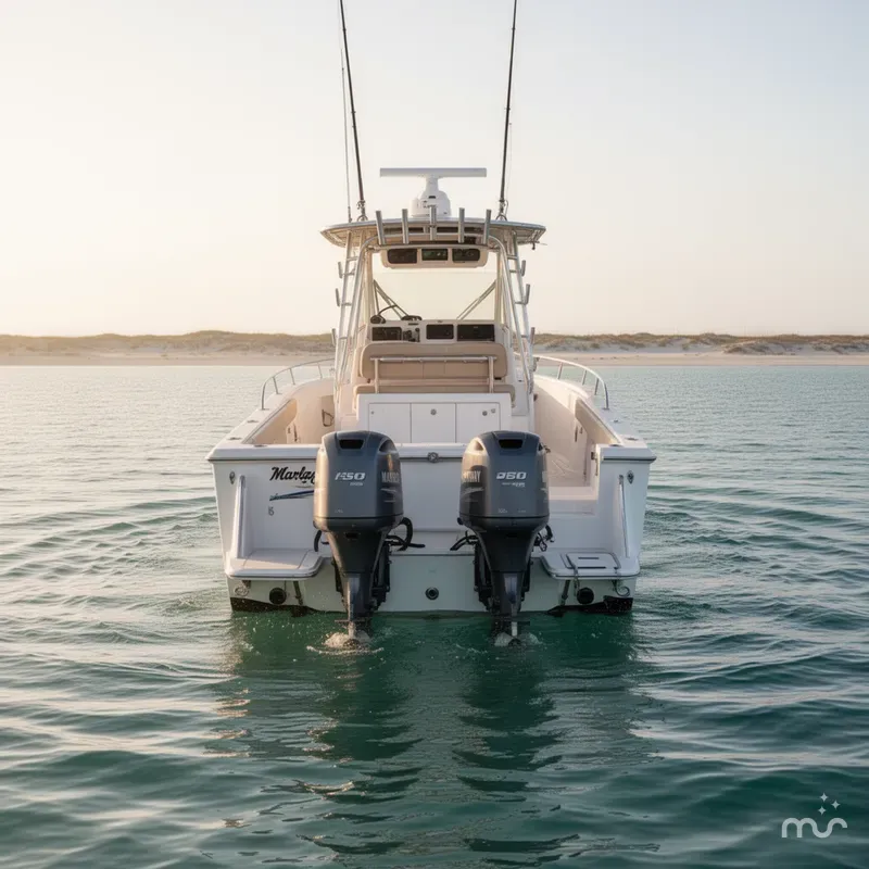 Slide: The Image of Marlago Fs 35 Center Console Cuddy 2004 - 3