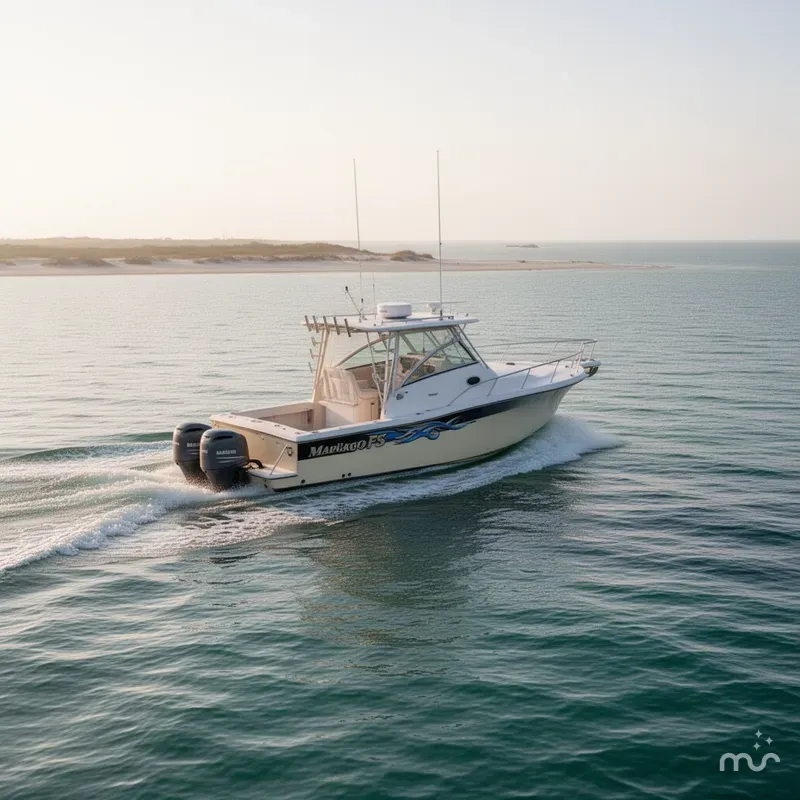 Slide: The Image of Marlago Fs 35 Center Console Cuddy 2004 - 4