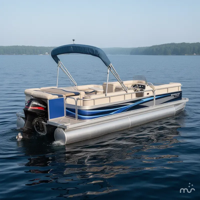 The Image of Bennington 2275 LX & 50HP Mercury 4Stroke 2000 - 0
