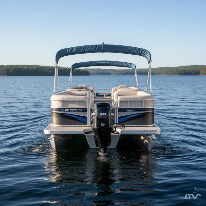 Slide: The Image of Bennington 2275 LX & 50HP Mercury 4Stroke 2000 - 3