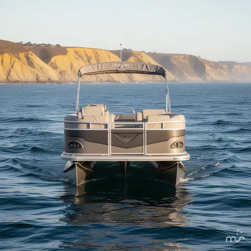 Slide: The Image of Avalon Venture Quad Lounge - 19 FT w/ 60HP Mercury! 2026 - 1