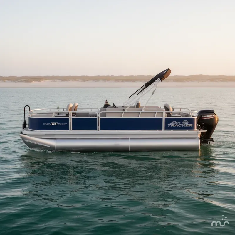 Slide: The Image of Sun Tracker Bass Buggy 18 DLX 2026 - 2