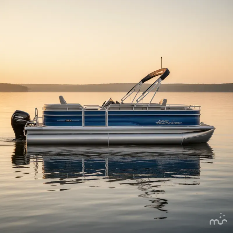 Slide: The Image of Sun Tracker Fishin' Barge 20 DLX 2026 - 2