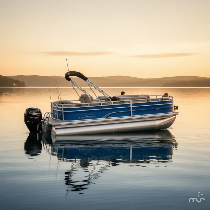 Slide: The Image of Sun Tracker Fishin' Barge 20 DLX 2026 - 4