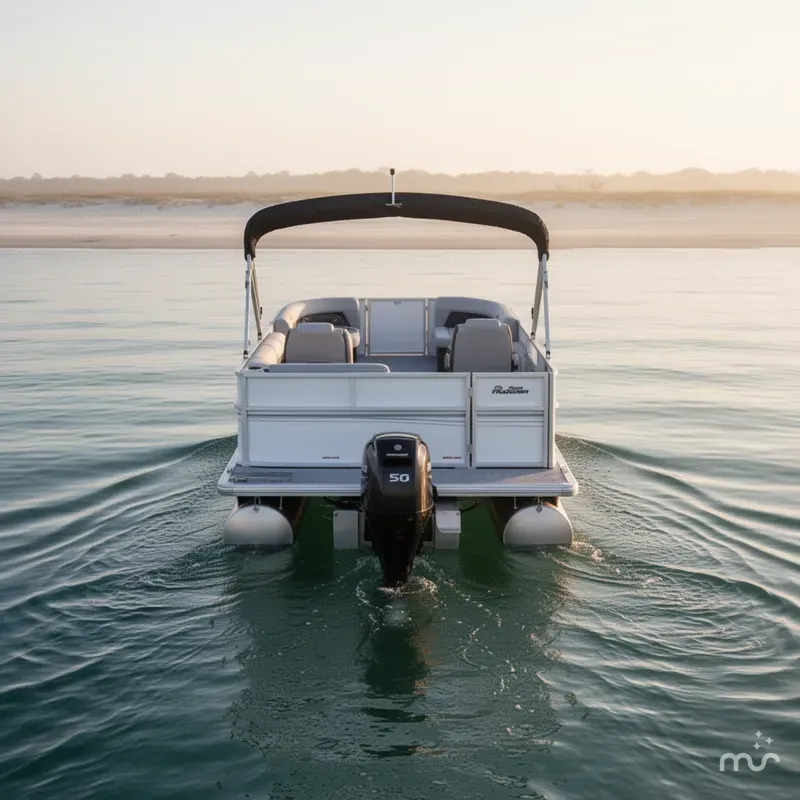 Slide: The Image of Sun Tracker Party Barge 16 DLX 2026 - 3