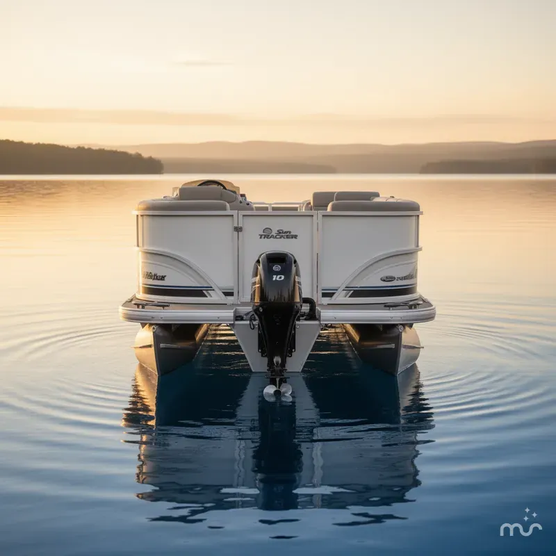Slide: The Image of Sun Tracker Party Barge 20 DLX 2026 - 3