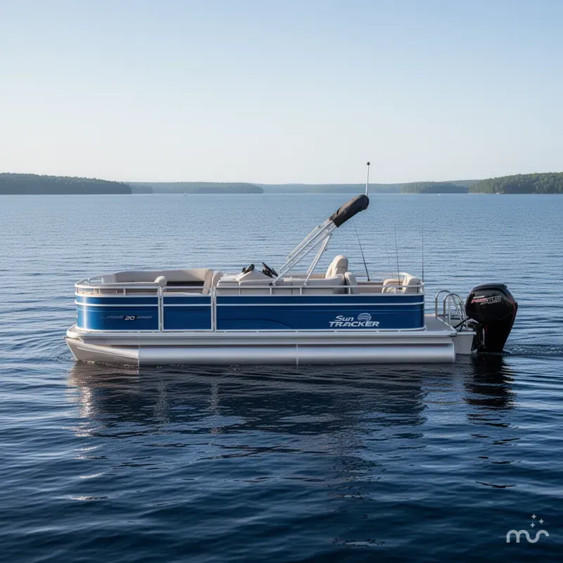 Slide: The Image of Sun Tracker Fishin' Barge 20 DLX 2026 - 2