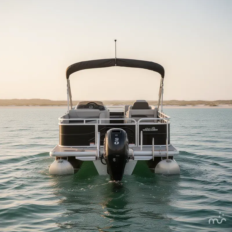Slide: The Image of Sun Tracker Party Barge 22 RF DLX 2026 - 3